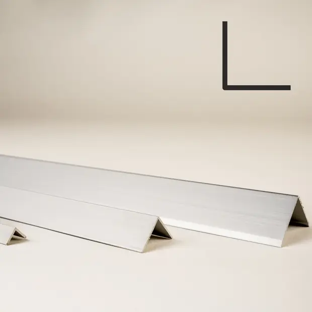 Kutna zidna lajsna L profil aluminijska LAL2 20X20 – 2,5m-0 Kutna zidna lajsna L profil aluminijska LAL2 20X20 – 2,5m-0