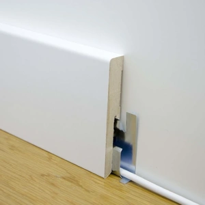 Lajsna za podove Profifloor Elegant 100-L bijela LAKIRANA 16x100mm 2,2m